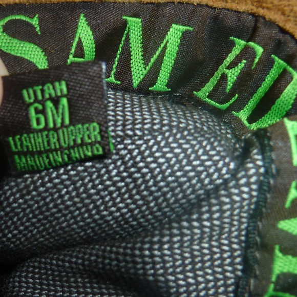 Sam Edelman Utah Fringe Tan Boots Moccasubs Pull On - Picture 5 of 8